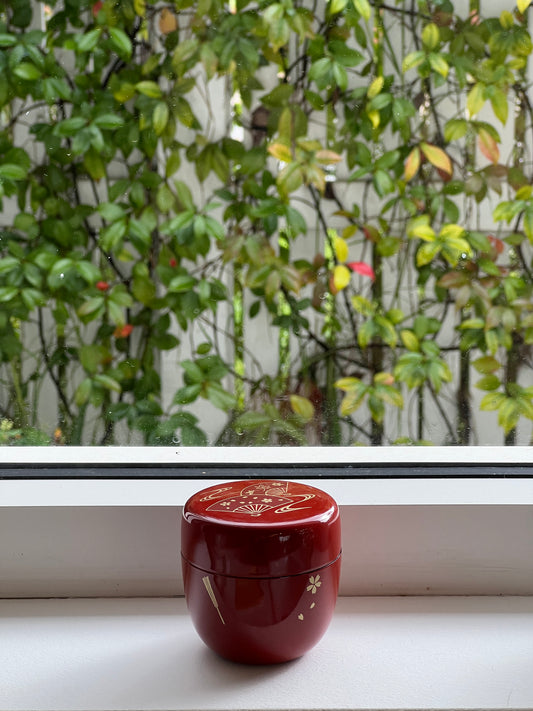 Premium Aka Natsume (Matcha Caddy)