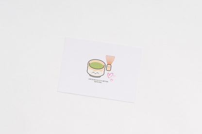 Matcha Postcard