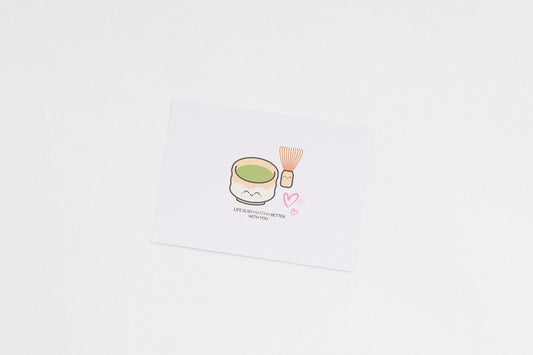 Matcha Postcard